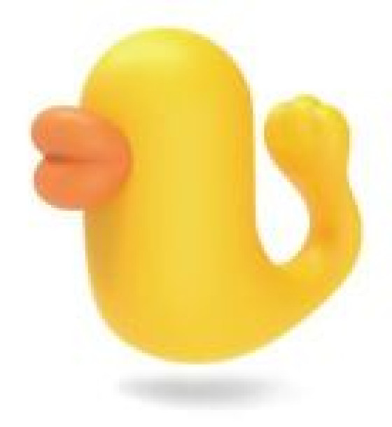 Мини-вибратор в форме уточки Mini Vibrator Daisy